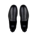Kyle - Men's Black Milled Leather Sneaker