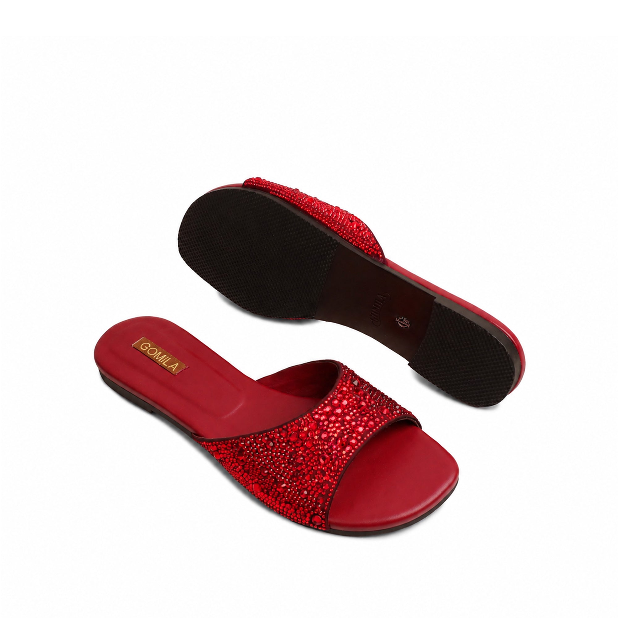 Amber - Women's Red Slipper