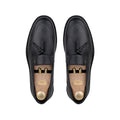 Gavin - Men's Black Milled Leather Casual