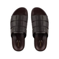 Cozyo - Men's Dark Brown Calf Leather Slipper