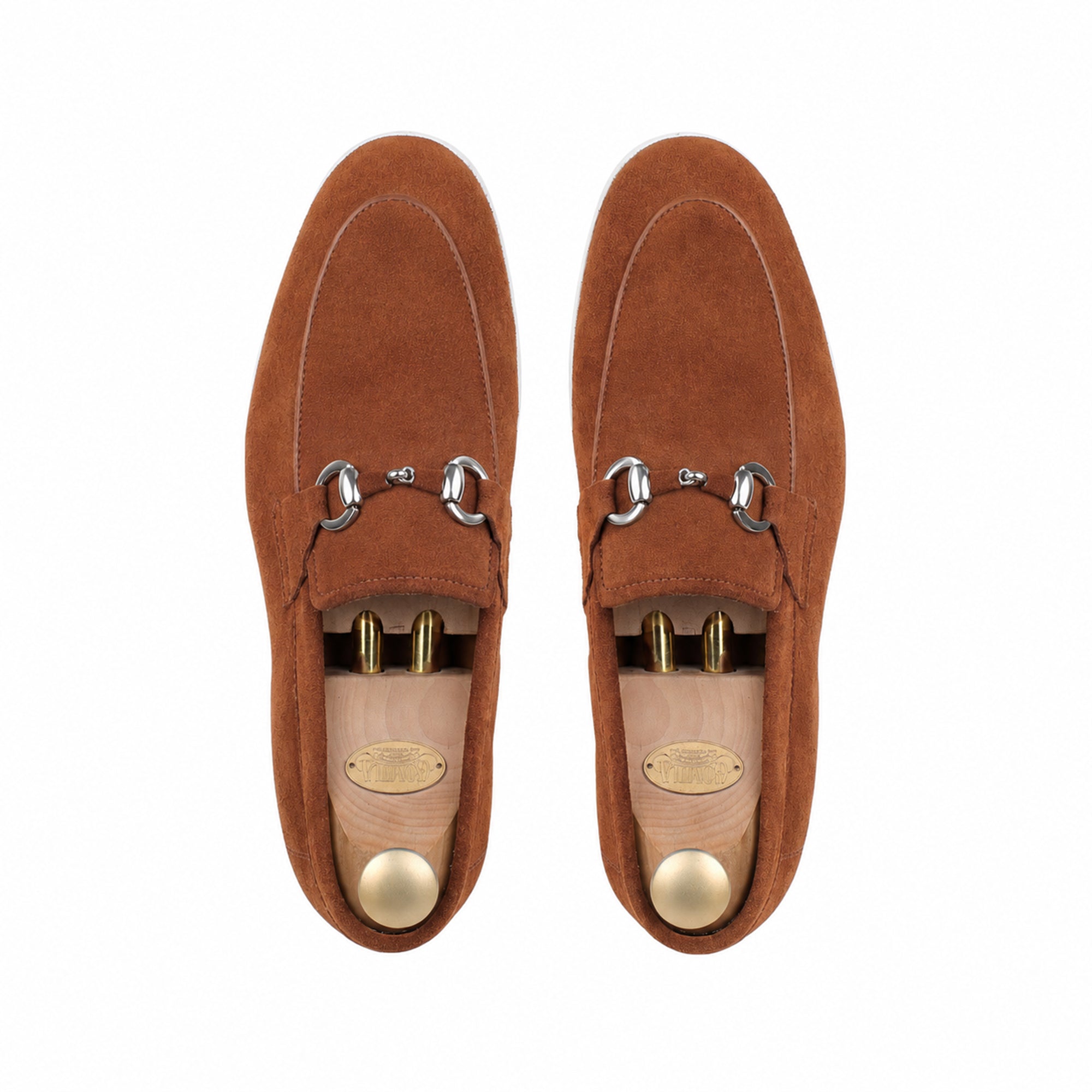 Vesco - Men's Cognac Suede Loafer