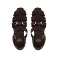 Gaspar - Men's Dark Brown Suede Sandal