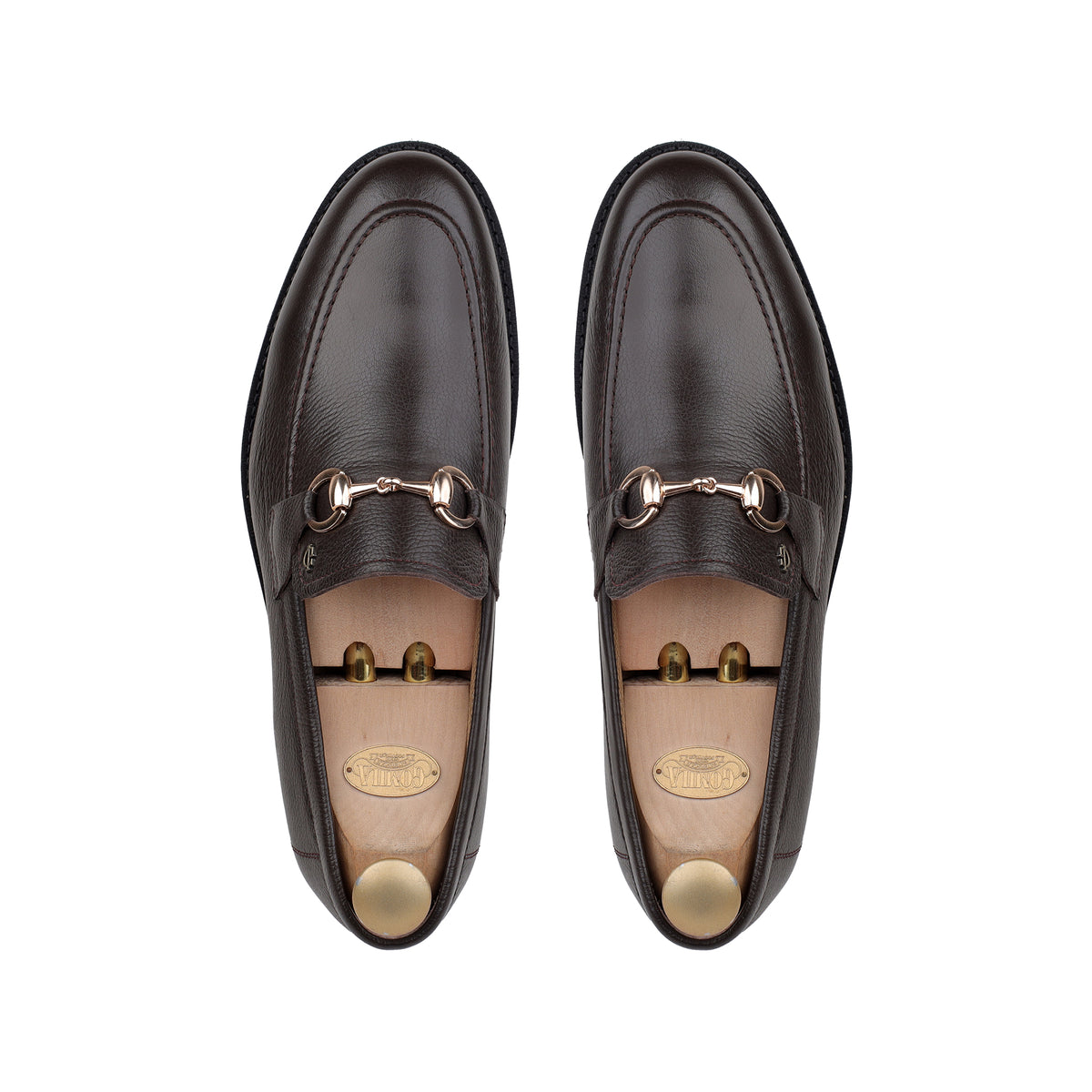 Bodie - Men's Dark Brown Milled Leather Casual