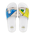 Jover - Men's White Hand Painted Slipper