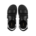 Dante - Men's Black Calf Leather Sandal