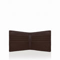 Rico - Dark Brown Woven Calf Leather Wallet