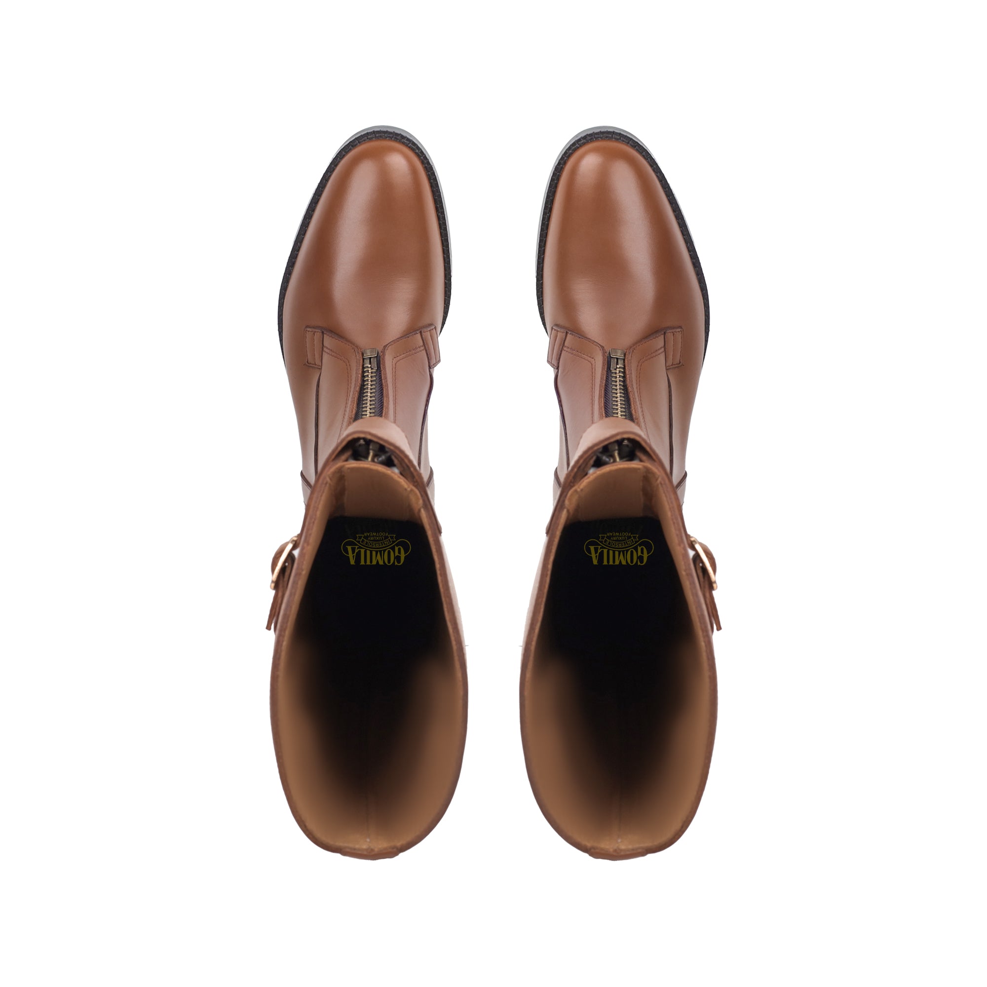 Boston - Men's Tan Pull Up Leather Riding Boot