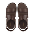 Dante - Men's Brown Calf Leather Sandal