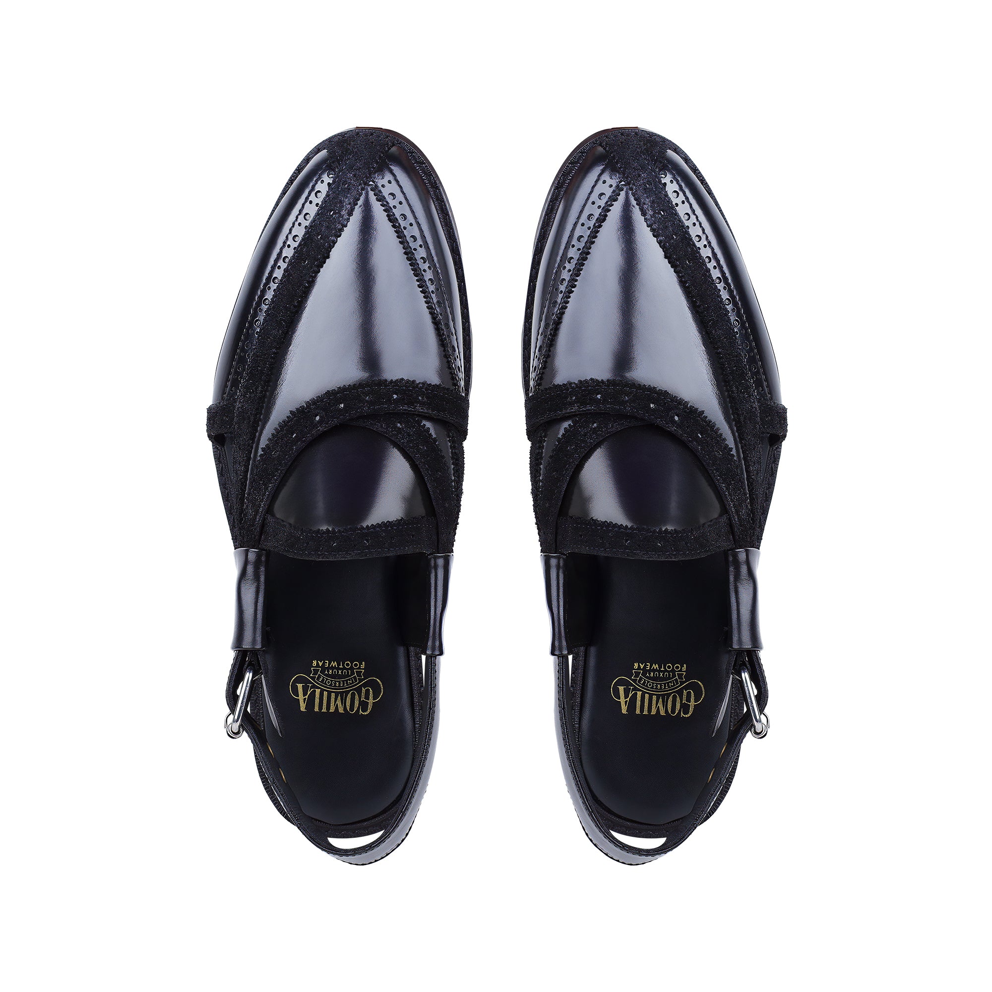 Musina - Black Leather Sandal