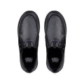 Jude - Men's Black Milled Leather Sneaker