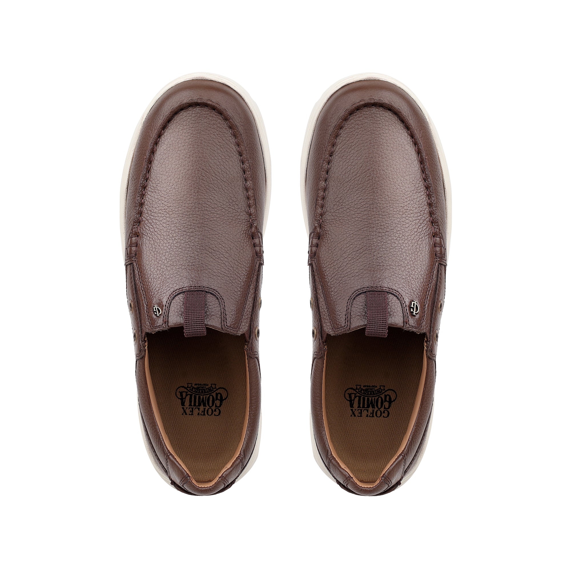 Jude - Men's Light Brown Milled Leather Sneaker
