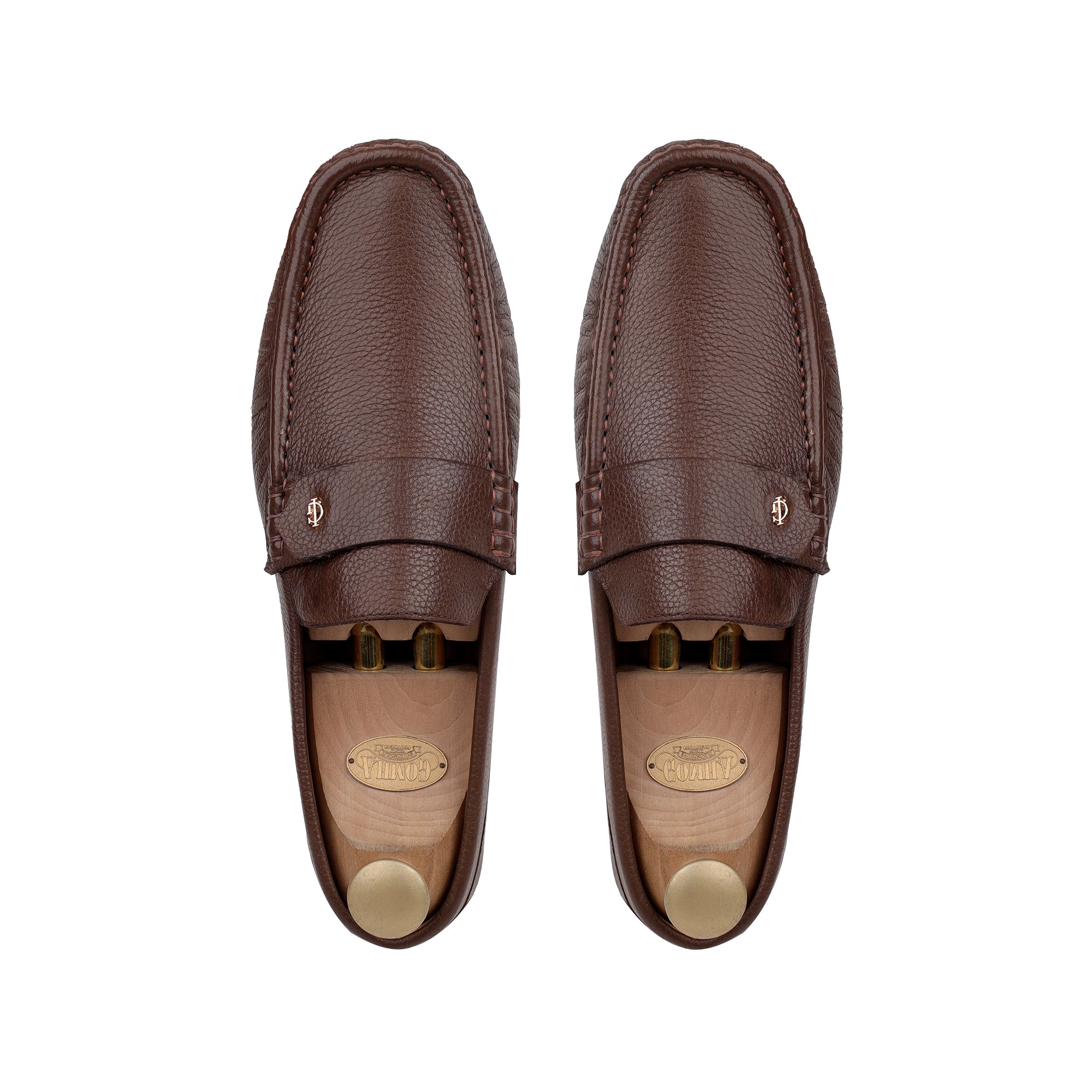 Baker - Men's Light Brown Milled Leather Driver