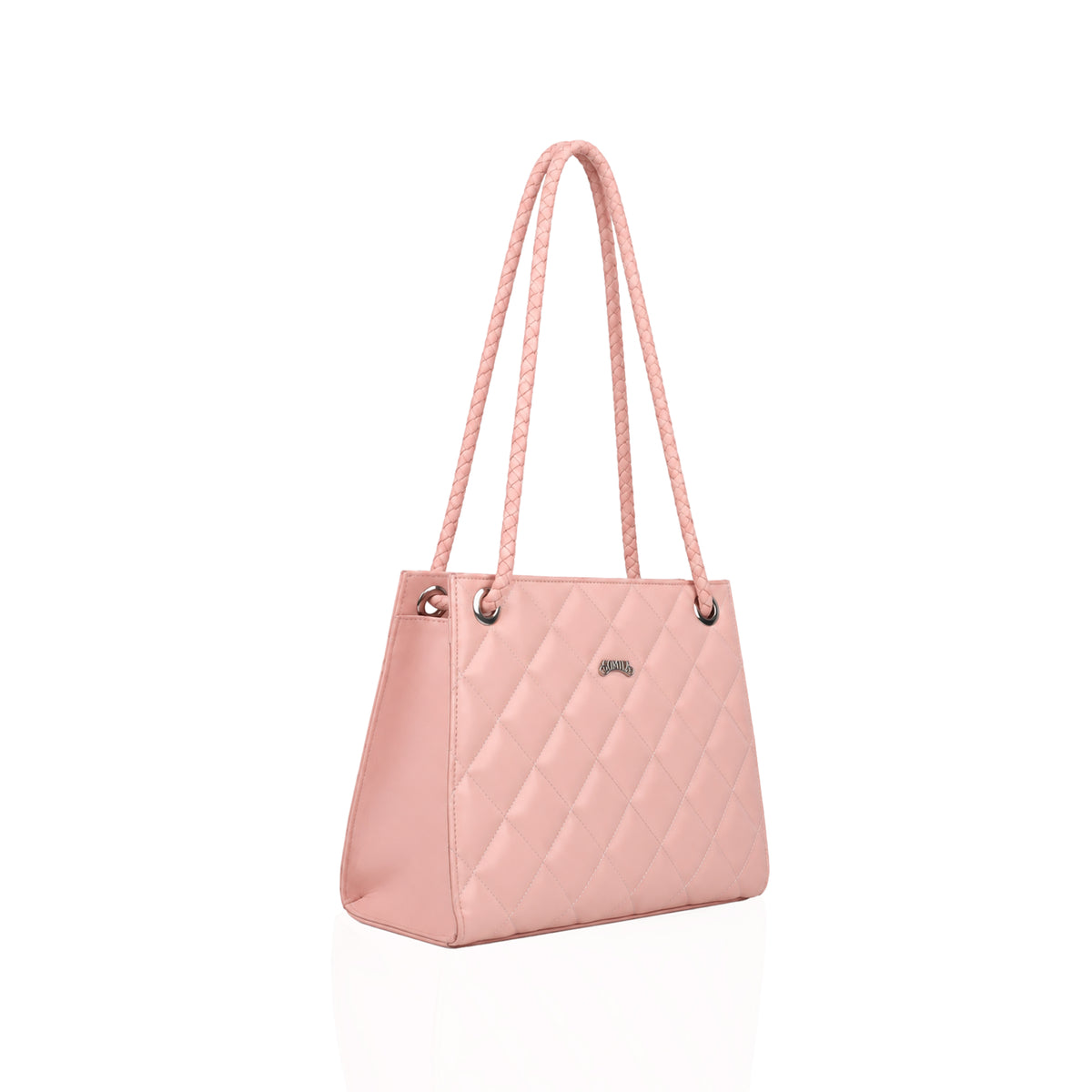 Vivian  - Pink Sheepskin Handbag