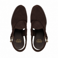 Mariano - Men's Chocolate Brown Suede Sandal
