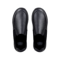 Apollo - Men's Black Milled Leather Sneaker