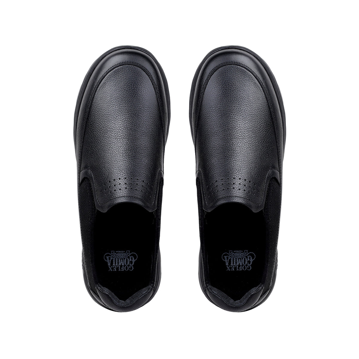 Apollo - Men's Black Milled Leather Sneaker