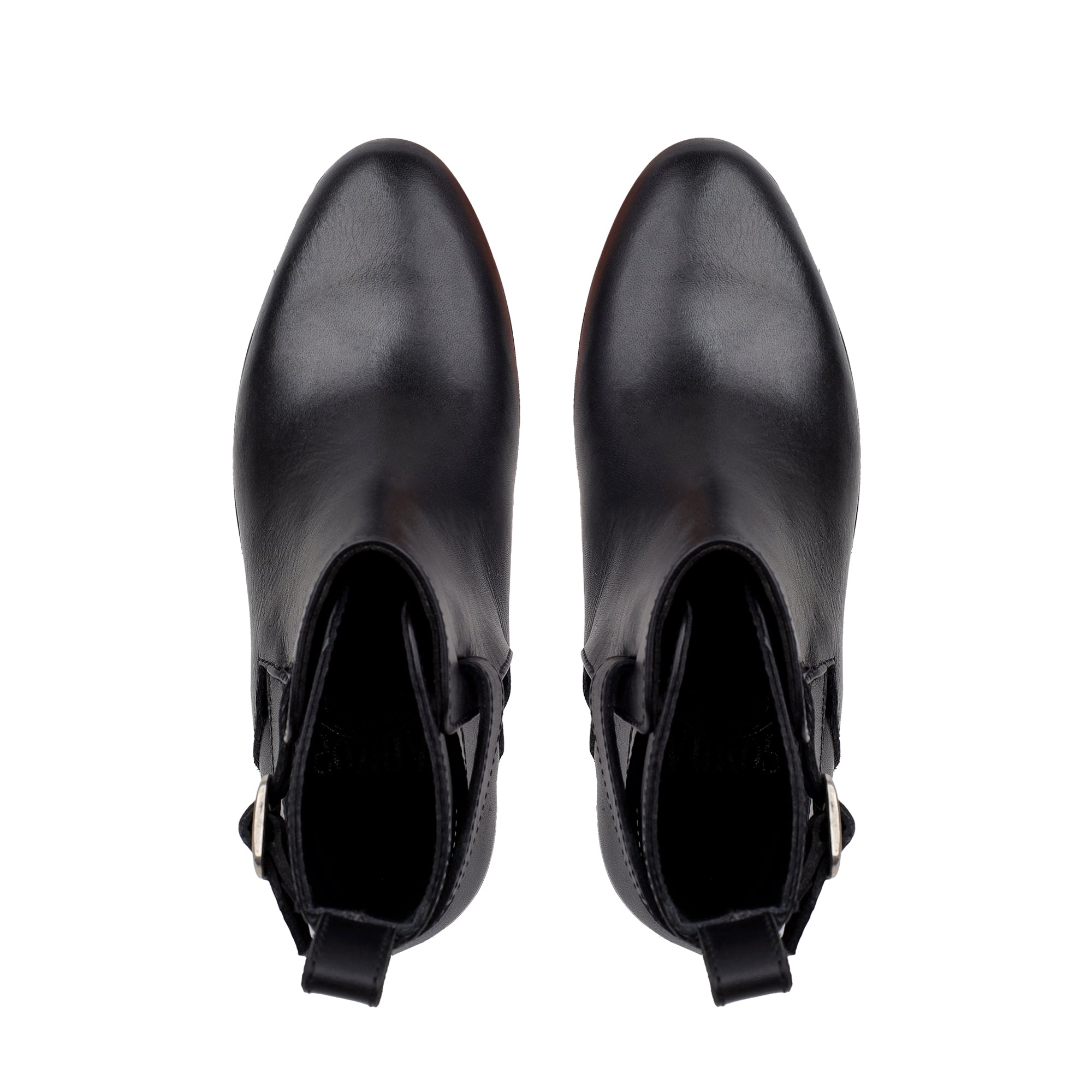Joey -  Children's Black Calf Leather Chelsea