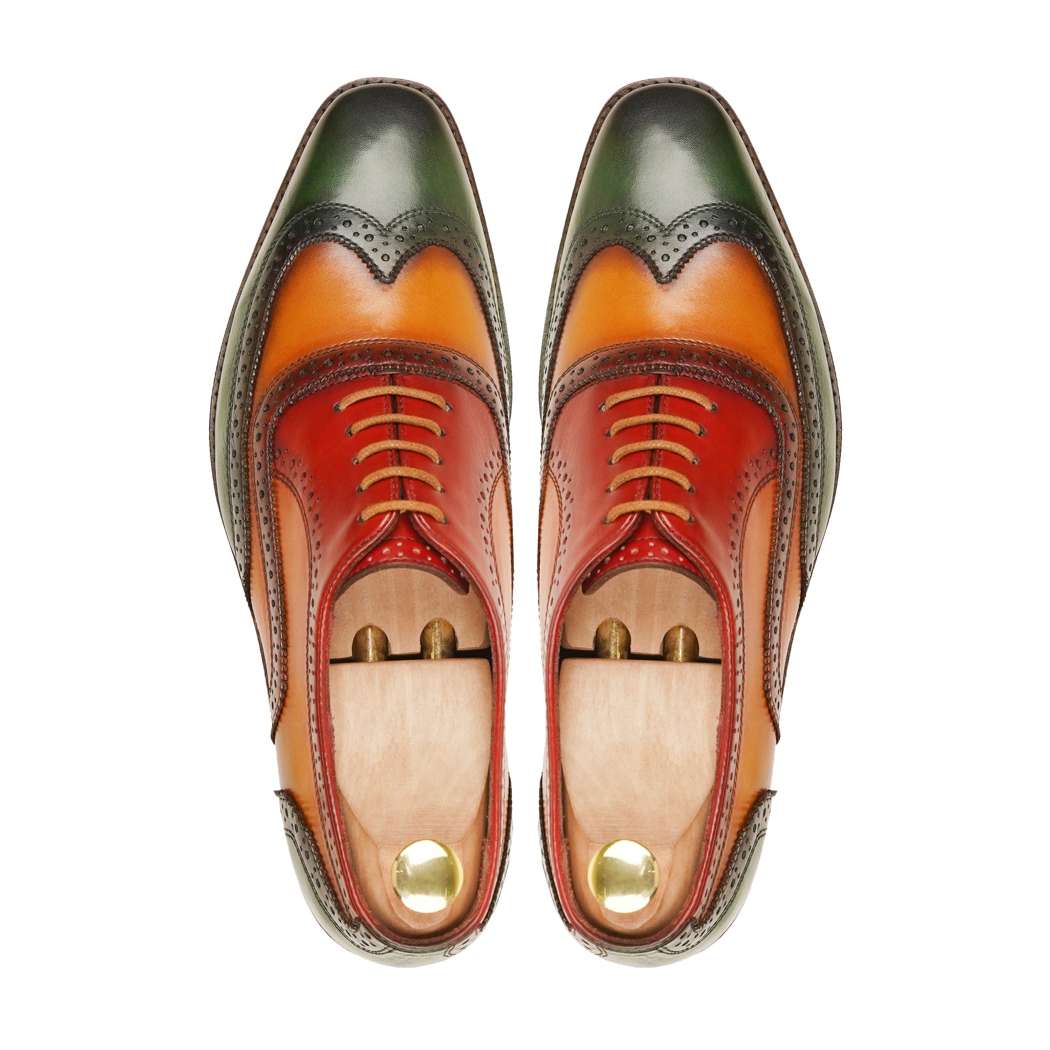 Eniac - Men's Multi Color Calf Leather Oxford Shoe