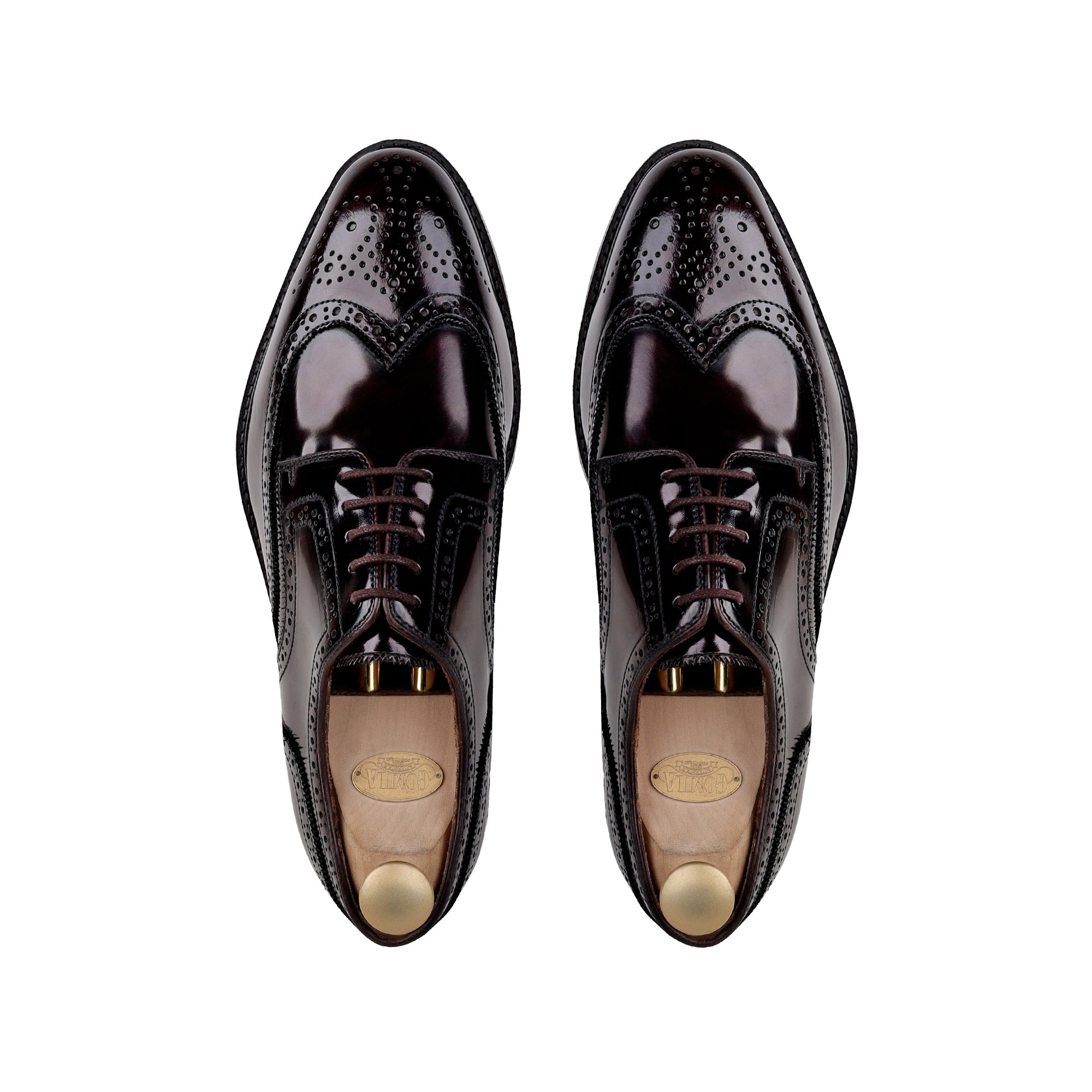 Arthur - Men's Burgundy Calf Leather Oxford Shoe