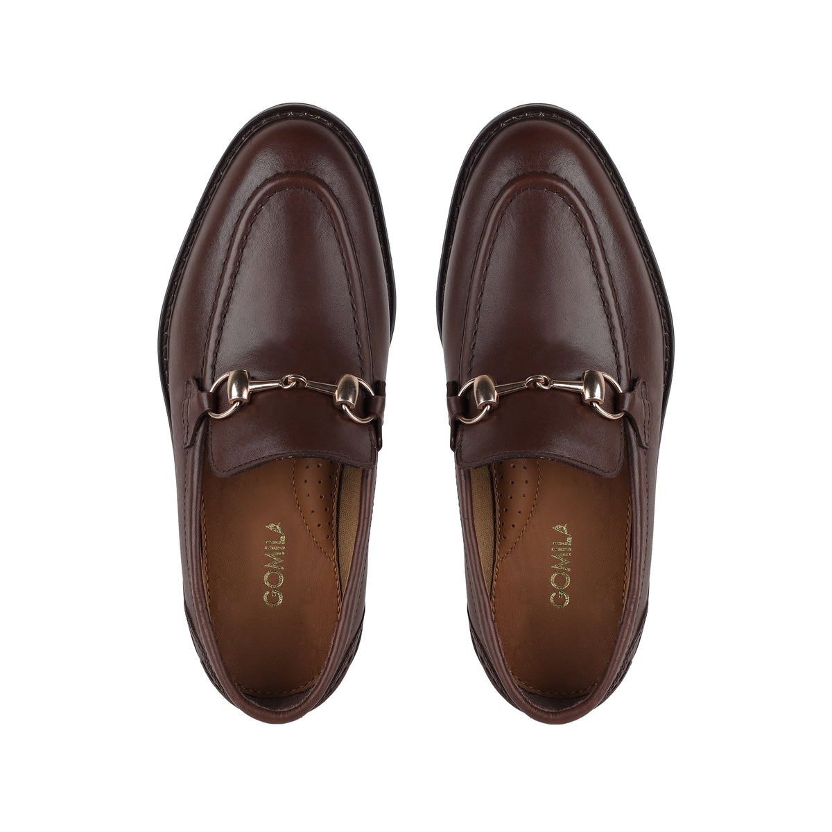 Drew -  Children's Light Brown Calf Leather Loafers