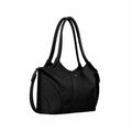 Amara - black Pebble Grain Leather Hand Bag