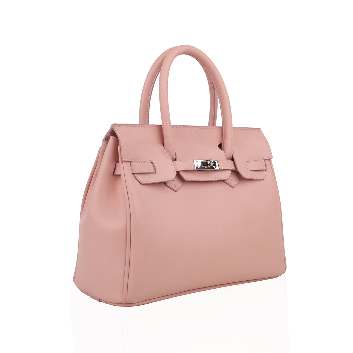 Ariana - Blush Pink Leather Hand Bag