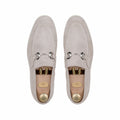Vesco - Men's Steel Grey Suede Loafer