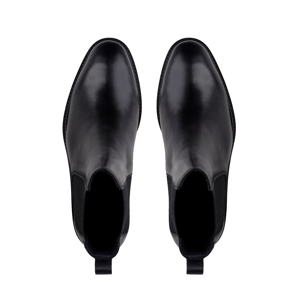 Casey  - Men's Black Calf Leather Chelsea Boot