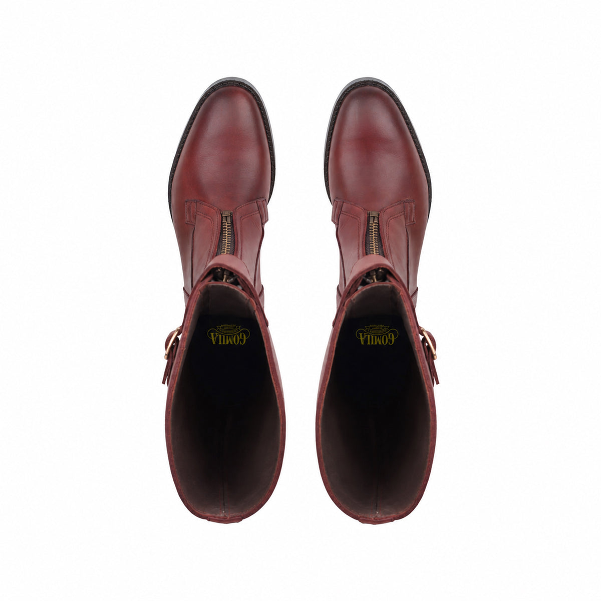 Boston - Men's Oxblood Pull Up Leather Riding Boot