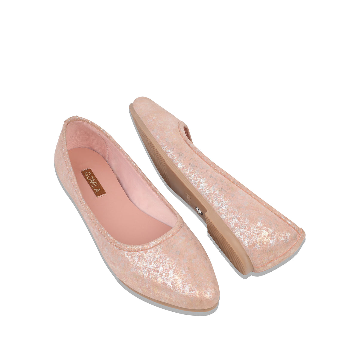 Dalston - Ladies Textured Pink Loafer