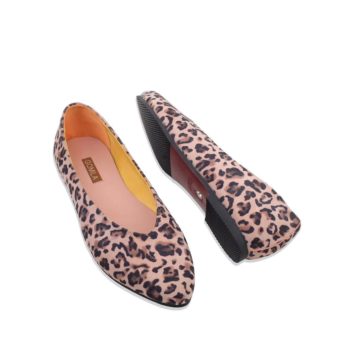 Rhea - Ladies Pink Panther Print Loafer