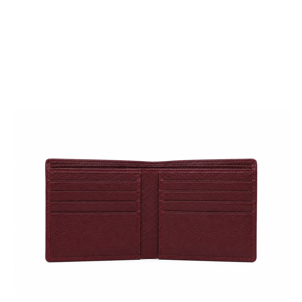Felix - Oxblood Pebble Grain Leather Wallet