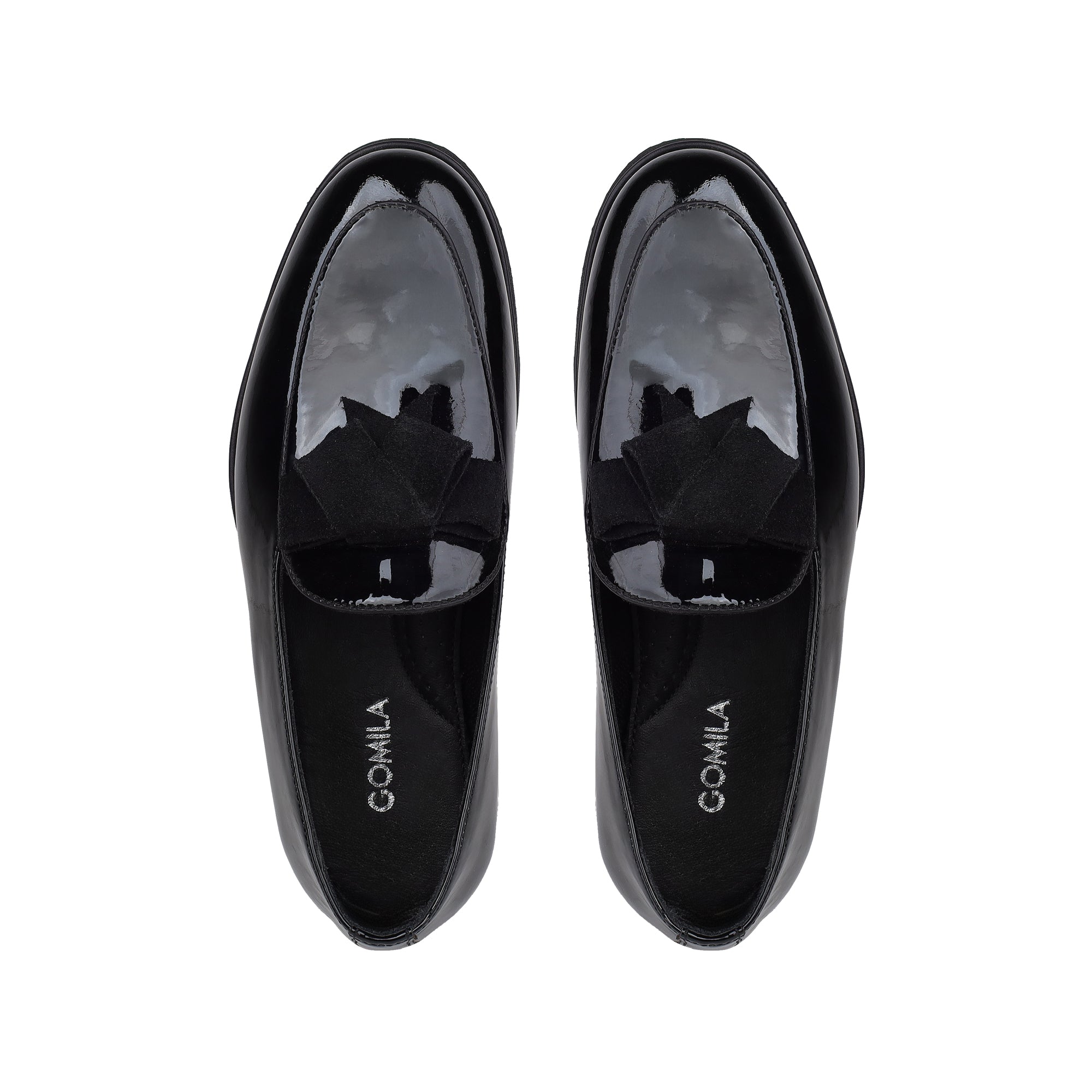 Kody -  Children's Black Box Leather Loafers