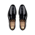 Cain - Men's Black Calf Leather Monkstrap - Goodyear Welted