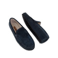 Vyla - Ladies Navy Blue Suede Driver