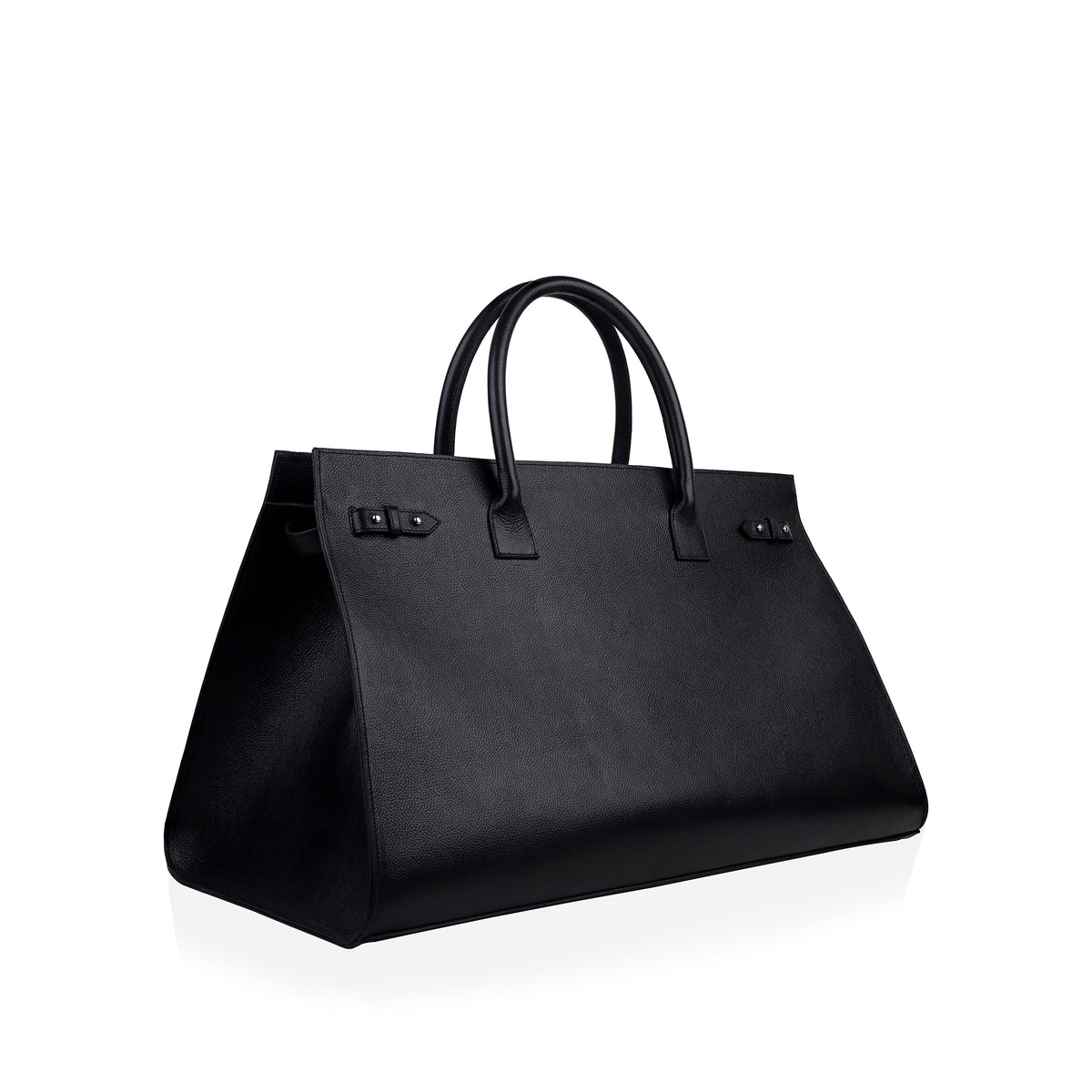 Dean - Men's Black Pebble Grain Leather Bag