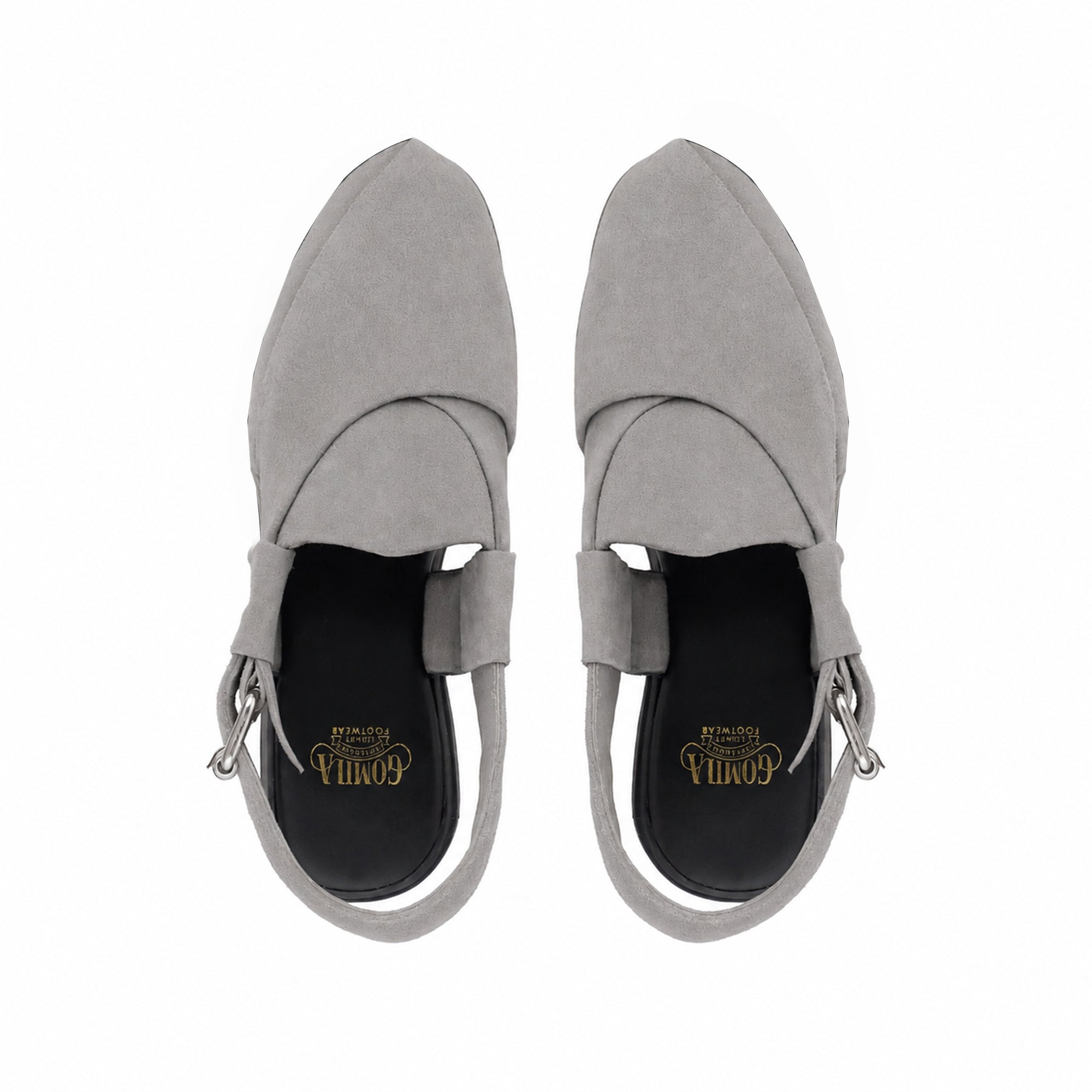 Mariano - Men's Steel Grey Suede Sandal