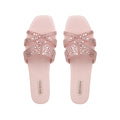 Freya - Women's Pink Hand Set Crystals Slipper