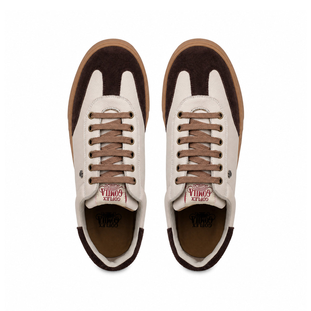 Eugenio  - Men's Biege & Brown Sneaker