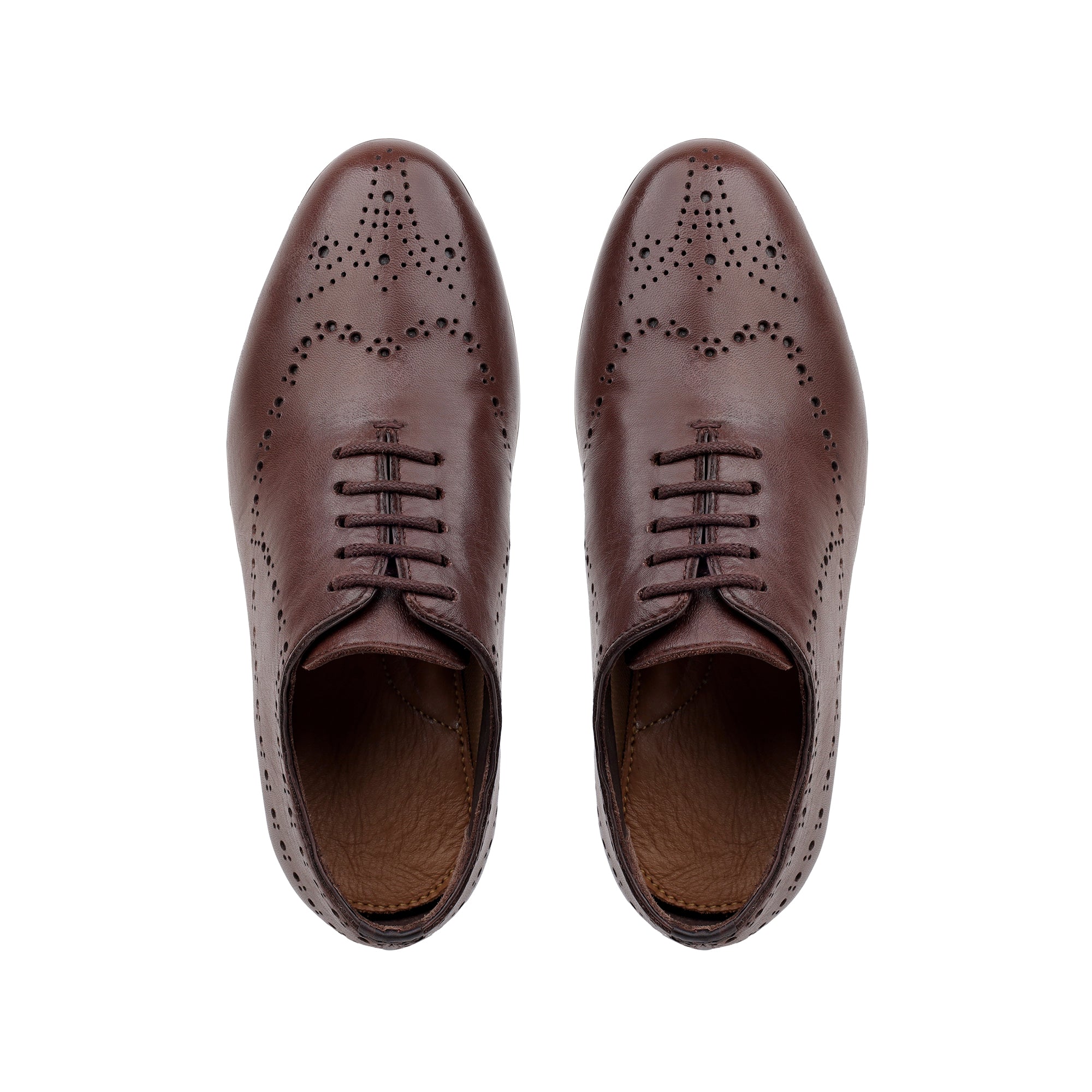 Cade -  Children's Light Brown Leather Oxford