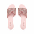 Isabel  - Women's Pink Hand Set Crystals 50mm Heels