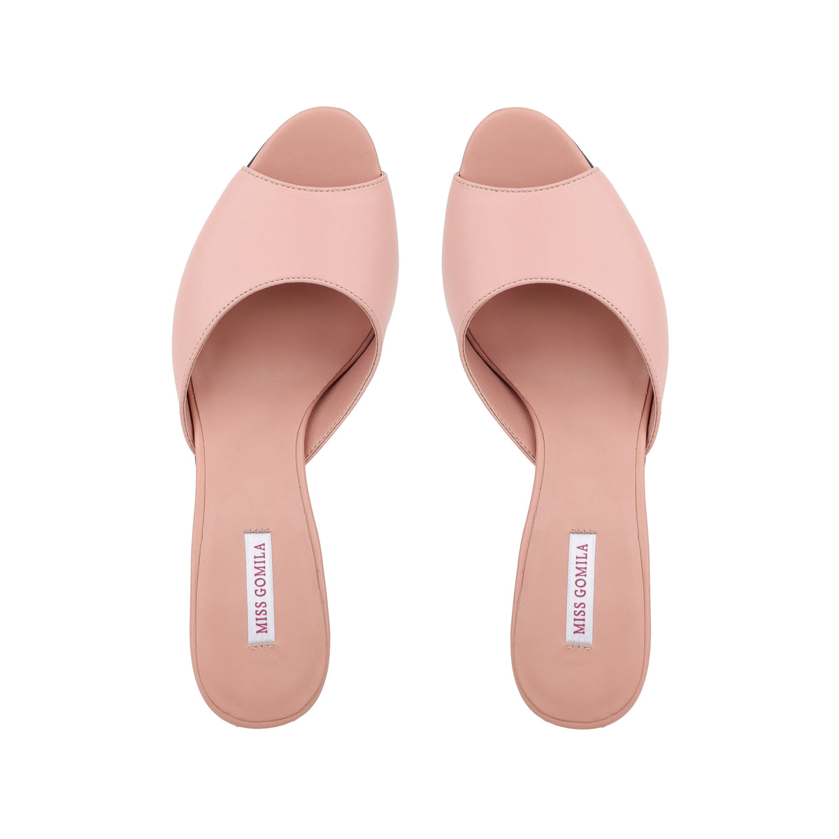 Elira - Women's Pink Faux Leather 90mm Heels