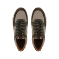 Novak - Men's Beige & Olive Green Sneaker