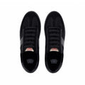 Nico - Men's Black Suede and Mesh Fabric Sneaker