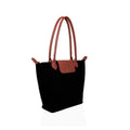 Giana - Black Suede Leather Hand Bag