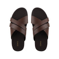 Vortex - Men's Dark Brown Calf Leather Slipper