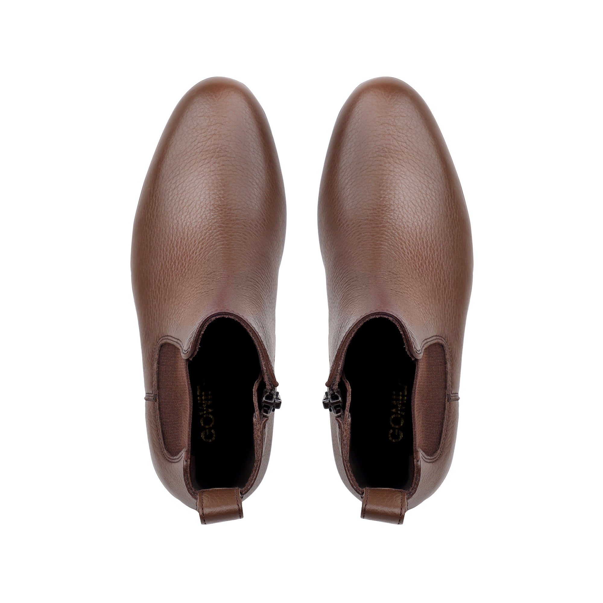 Kian -  Children's Light Brown Leather Chelsea