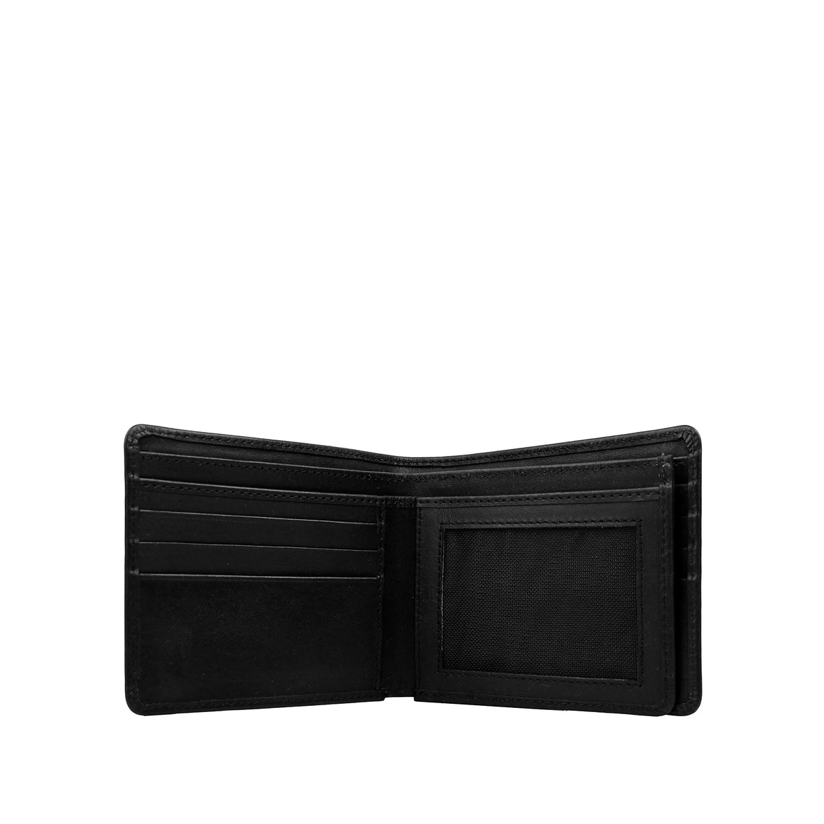 Miles - Black Calf Leather Wallet