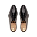 Vicente - Men's Black Leather Derby Shoe
