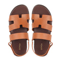 Amalfi - Men's Light Brown Calf Leather Sandal